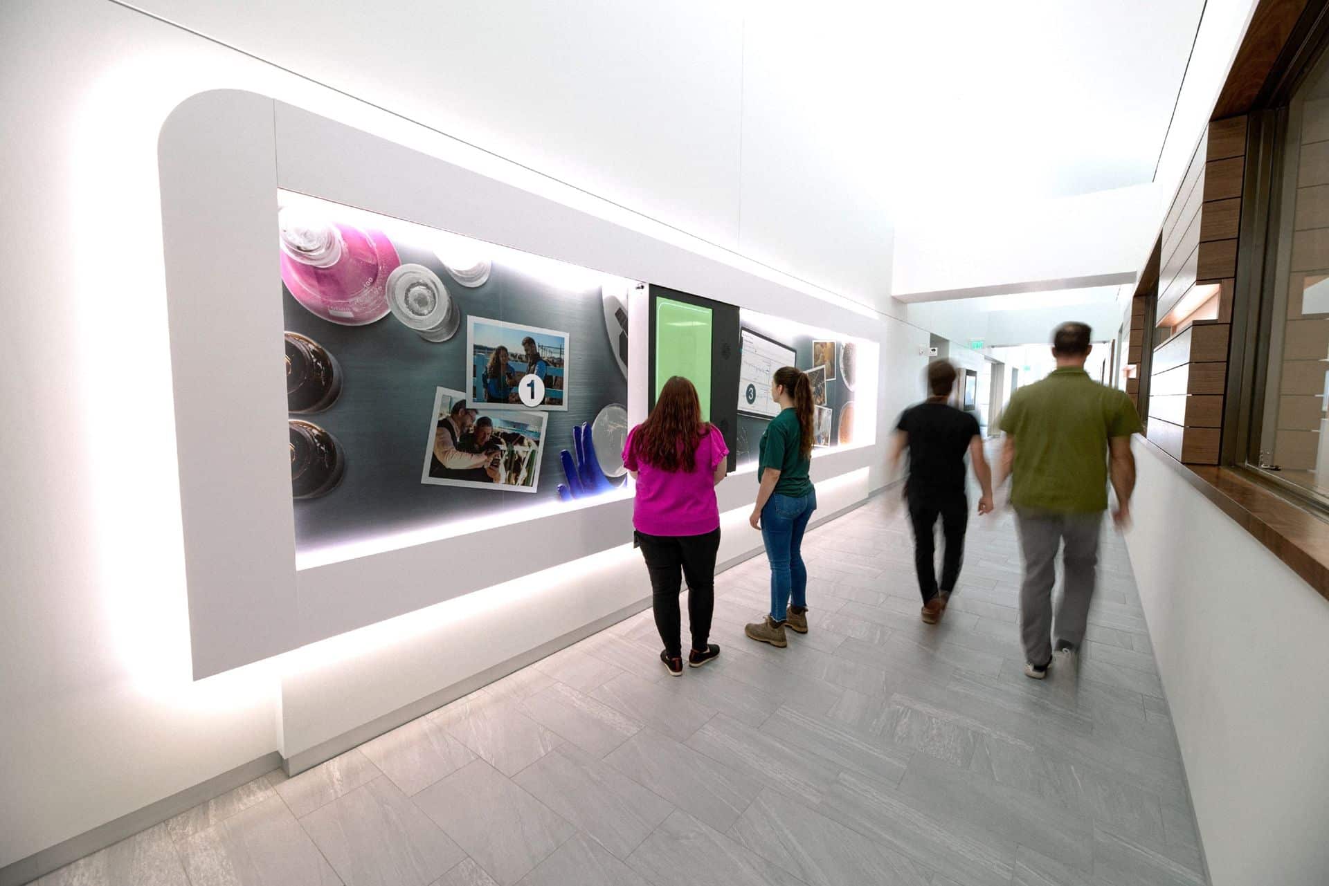 corporate interior branded environment Cargill headquarters