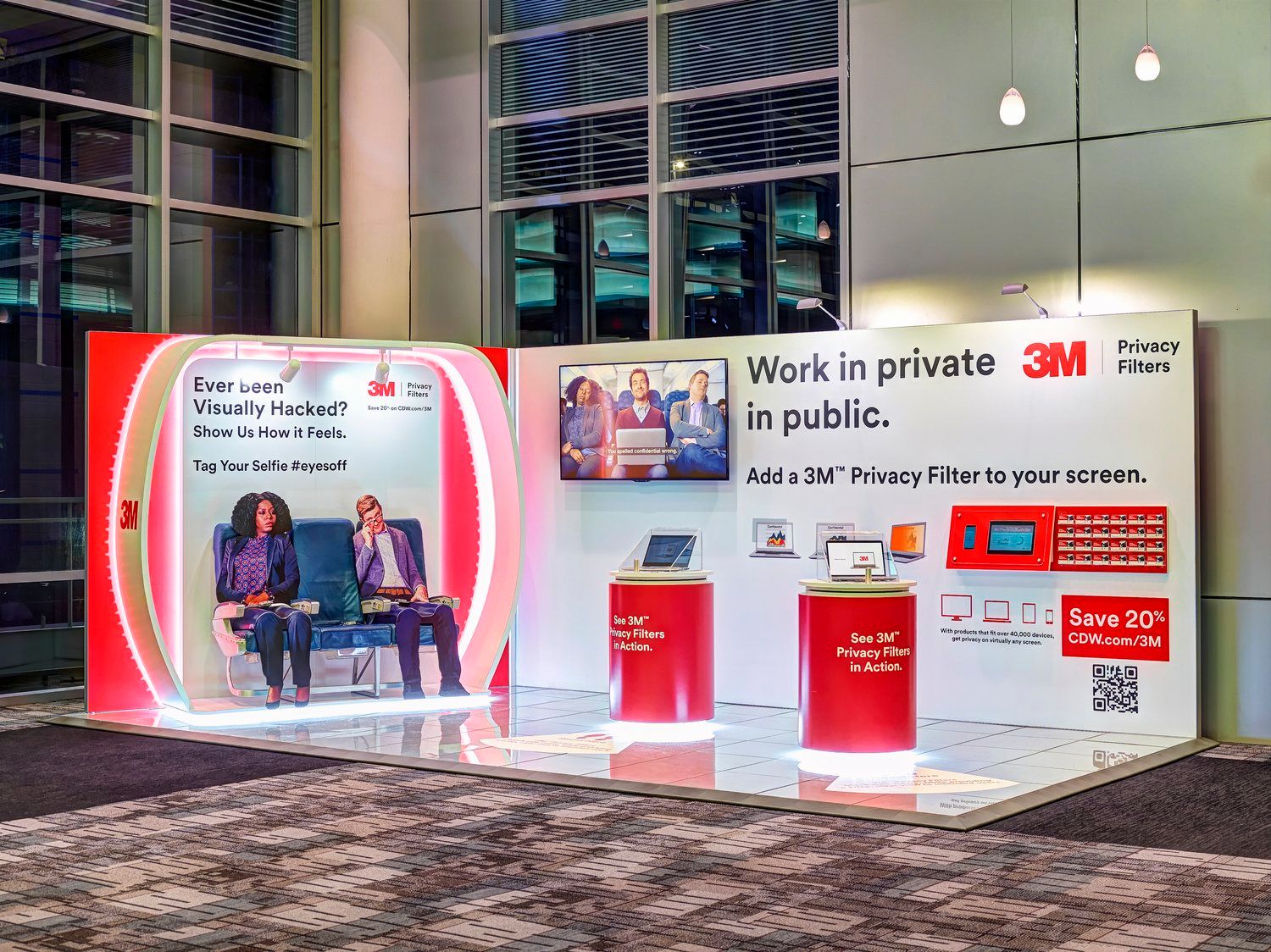 Airport Exhibit | Transit Advertising | NPARALLEL + Atomic Props