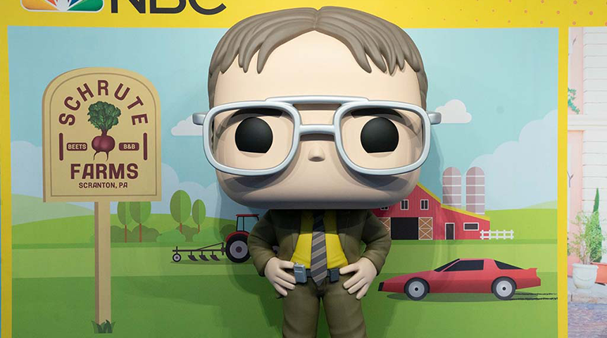 Dwight The Office 3D Prop