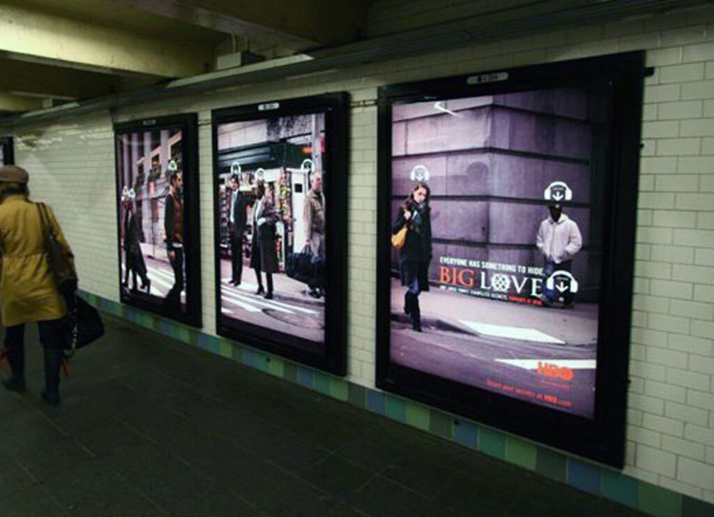 Big Love Interactive Subway Ad