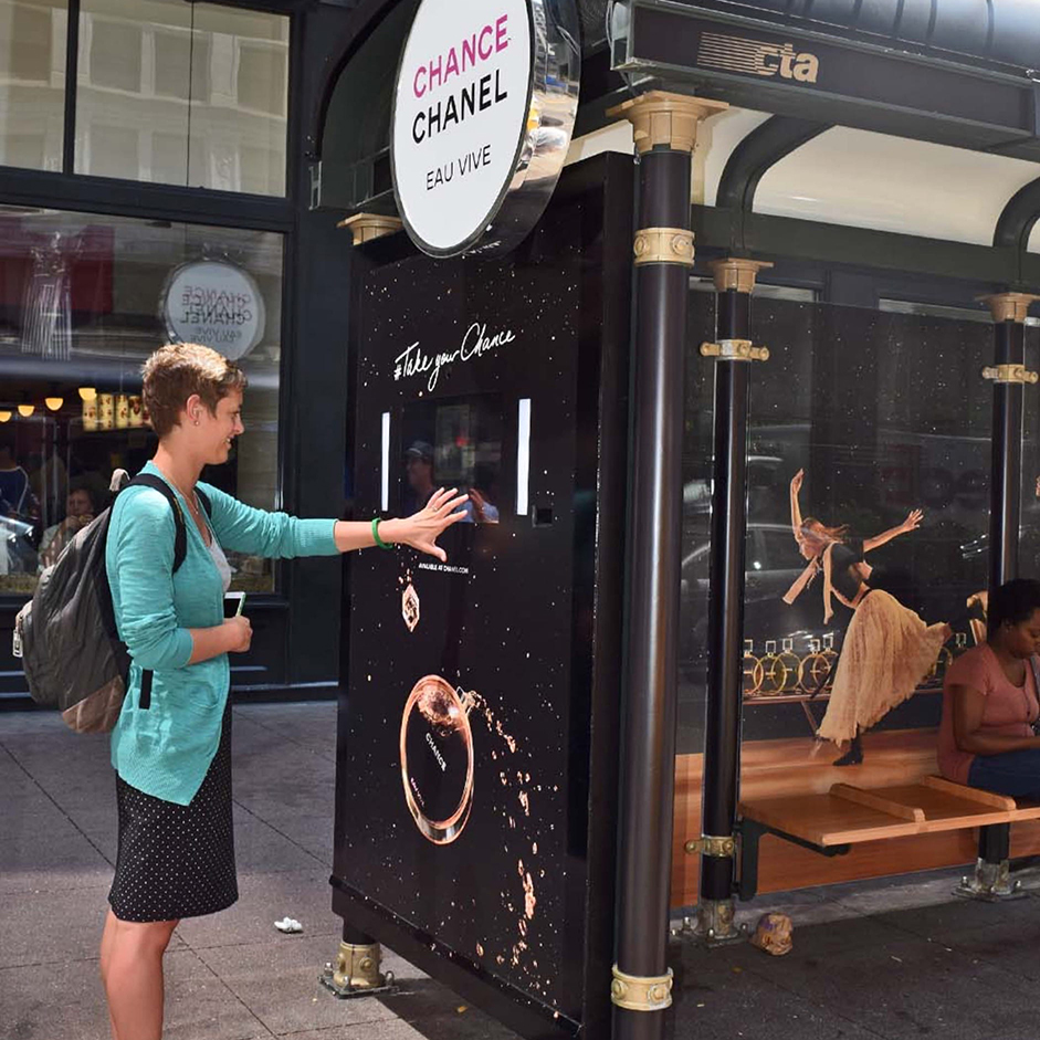 Chanel Bus Shelter Ad Street Furniture