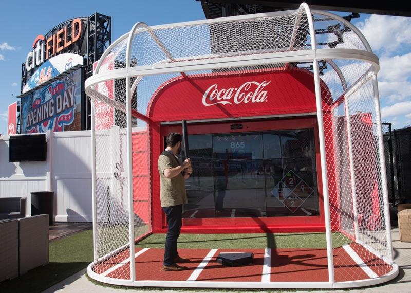 Citi Field Coke Batting Cage Brand Activation