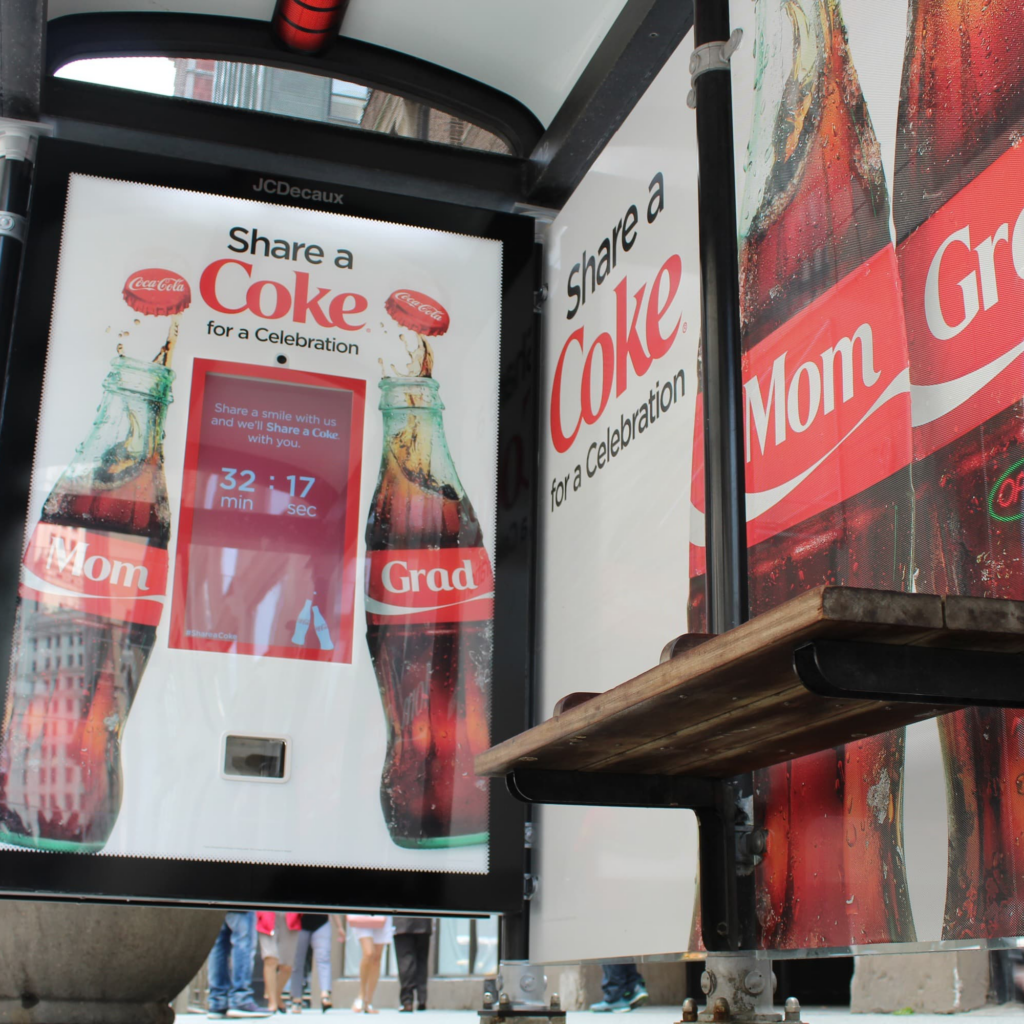Coke Vending Machine Bus Shelter