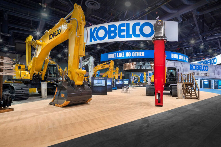 Kobelco at ConExpo Custom Trade Show Exhibit