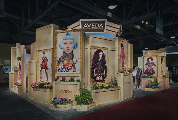 Aveda Custom Trade Show Booth