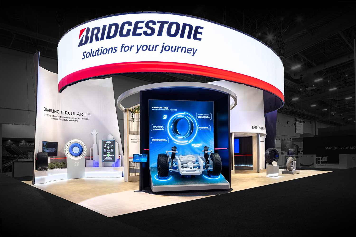 Bridgestone CES Trade Show Booth
