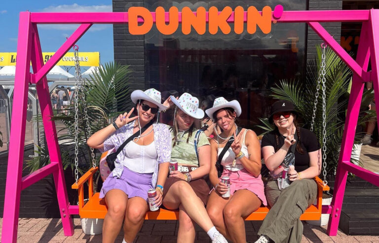 custom oversized props dunkin donuts