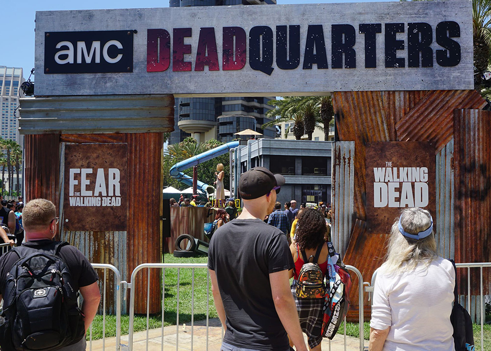 Walking Dead Pop Up Entrance
