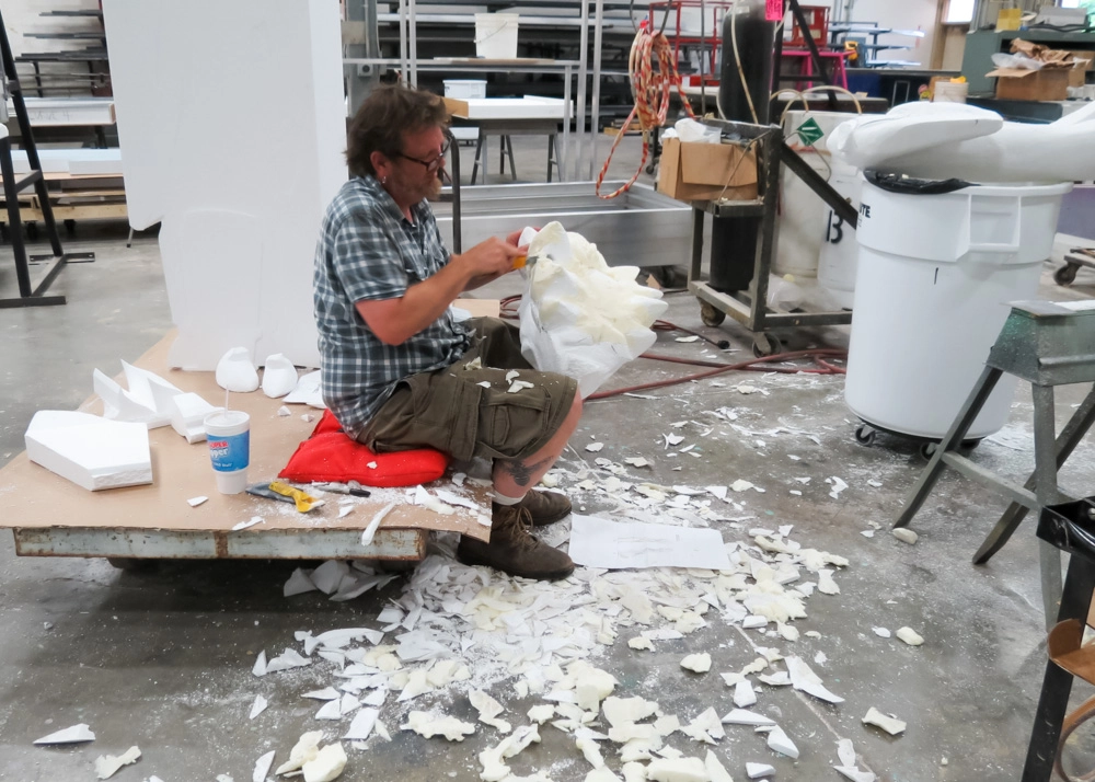 Foam Carving Sculpting
