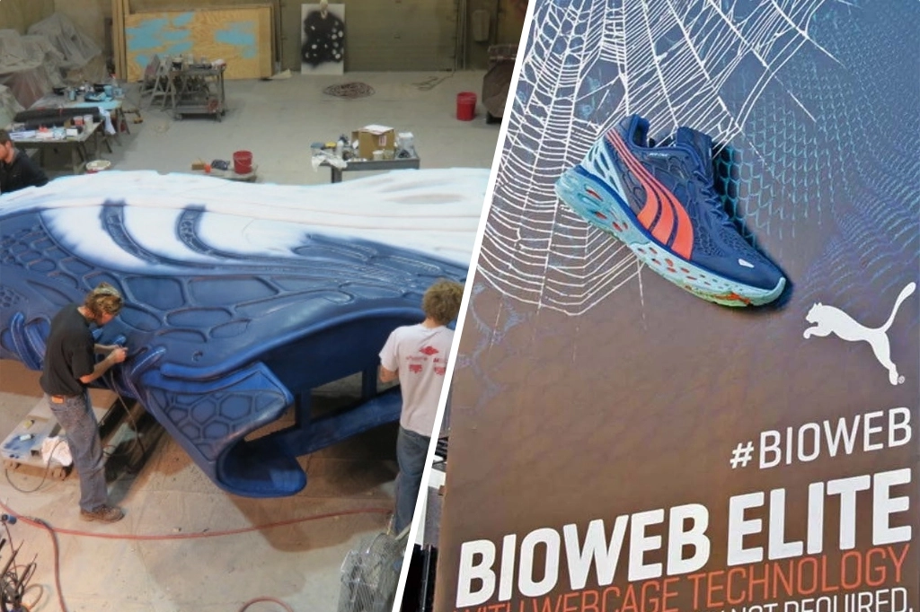 Puma OOH 3d props Before After