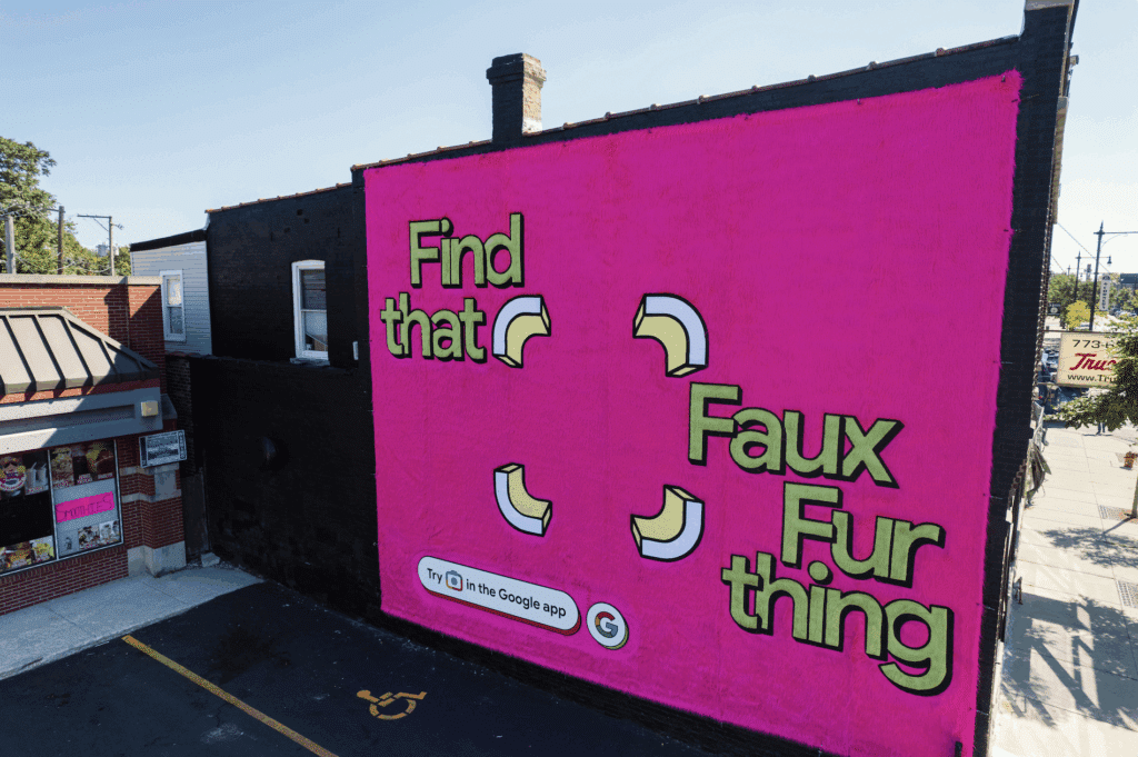 Google Lens Fur Wall