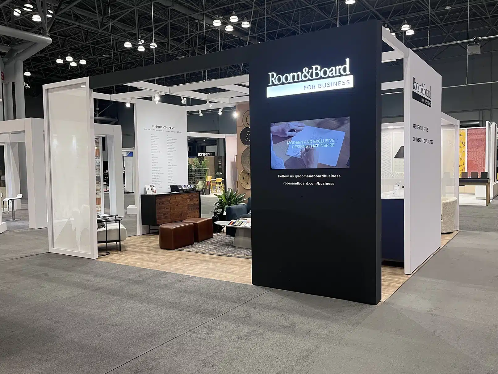 Room and Board Island Booth
