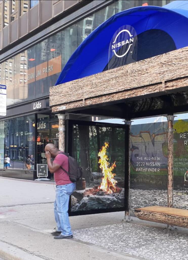 1 Nissan Pathfinder Bus Shelter