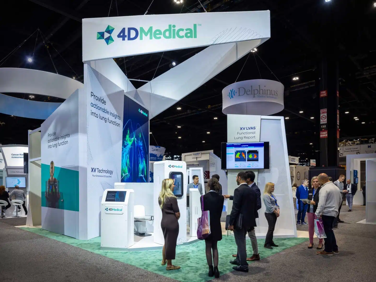 4D Medical Island Booth at RSNA Conference