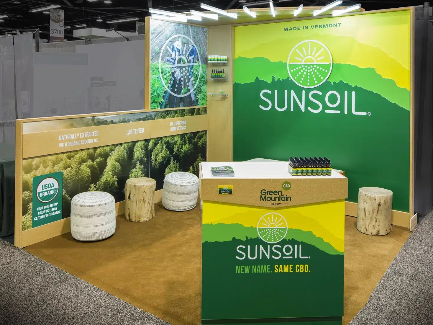 Sunsoil Corner Booth Design