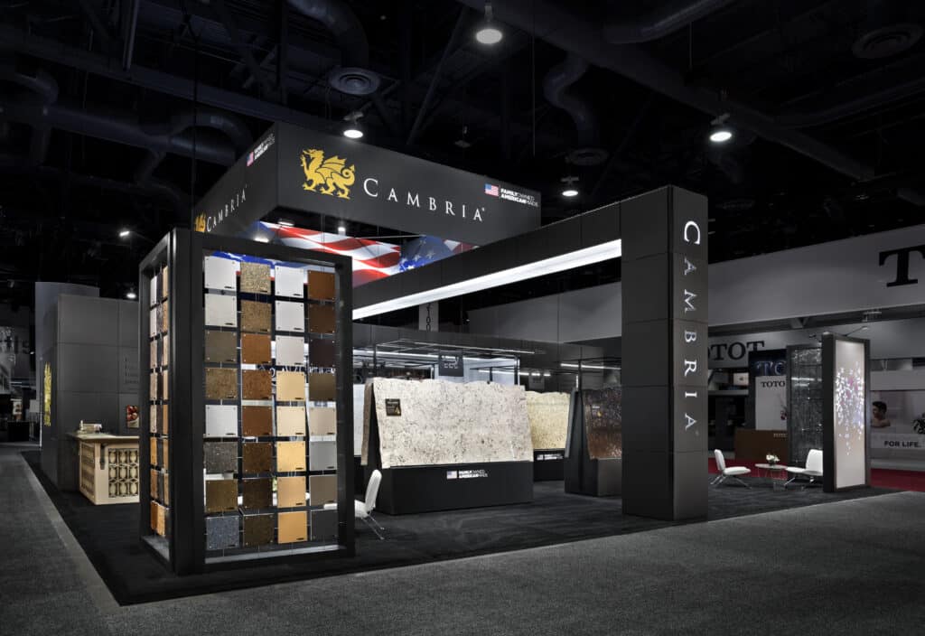 Cambria Custom Trade Show Booth at IBS